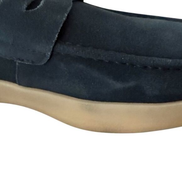 Men's Blue Loafers Vintage Foundry Company Edmond Loafer Leather Upper Navy 9.5 - Picture 12 of 12